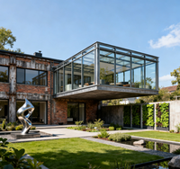 Villas préfabriquées de luxe personnalisables en structure légère en acier pour bureaux et hôtels – Maisons internationales portables