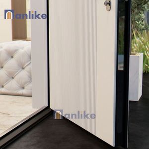 Anlike Doors Factory <span class=keywords><strong>House</strong></span> Entrada Negro Columpio moderno Aluminio fundido Seguridad Exterior Puertas de acero Seguridad Exterior - Product Image 4
