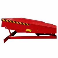 Niveleur de quai hydraulique fixe à montage en fosse, rampe de chargement en acier robuste 12, 14, 16 tonnes, antidérapant pour entrepôt, camion, conteneur