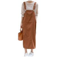 Rok Jumper Overall Denim All-in-One Model Longgar Tinggi Ketebalan Sedang Musim Semi Musim Panas Musim Gugur Model Pakaian Jalanan 453
