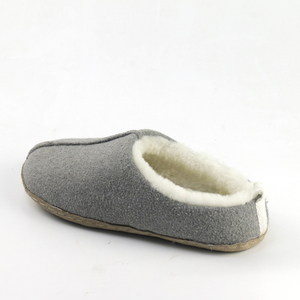 Custom Wholesale Family <strong>Felt</strong> Natural Wool Sheepskin Bedroom Real Fur <strong>Slippers</strong> - Product Image 3