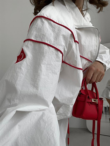 Biểu Tượng Tùy Chỉnh Hih Chất Lượng Phụ Nữ Quần Áo Mới Thời Trang Dài Tay Áo Đặt Rắn Lỏng Xe Đạp Shortsets Phụ Nữ Quần Áo - Product Image 3