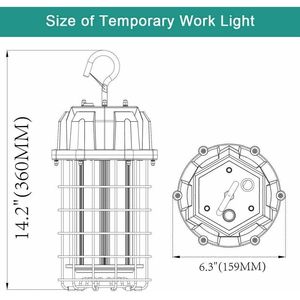 ไฟทำงานชั่วคราว100วัตต์15000LM แสงกลางวัน5000K สำหรับสภาพแวดล้อมในการทำงาน - Product Image 5