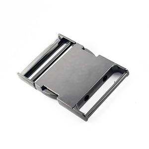 Hebillas Metálicas de Liberación Lateral de 38 mm, Color Gris Metálico, Aleación de Zinc, Duraderas, para Bolsos, Mochilas y Accesorios - Product Image 3