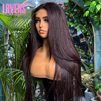 Wig Rambut Asli Gratis Ongkir, Wig untuk Wanita Kulit Hitam, Wig Tanpa Lem Murah Grosir Wig Rambut Asli Lace Front Wig Hd Lace Frontal