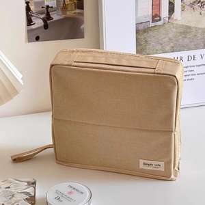 Sac de rangement cosmétique durable en gros, sac de toilette imperméable, organisateur de style simple, sac de maquillage de voyage pour filles - Product Image 2