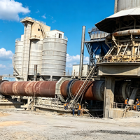 Tungku Putar Leka Berbahan Bakar Langsung Hemat Energi Efisiensi Tinggi untuk Produksi Klinker Semen dengan Gearbox
