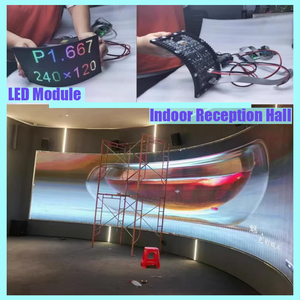 Hiệu quả năng lượng tính linh hoạt cao <span class=keywords><strong>SMD</strong></span> <span class=keywords><strong>LED</strong></span> mềm linh hoạt màn hình hiển thị cho trong nhà trung tâm mua sắm tàu điện ngầm OEM Nhà cung cấp <span class=keywords><strong>LED</strong></span> Tường - Product Image 2