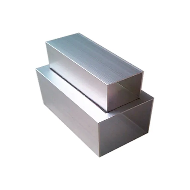 China fábrica alumínio retangular quadrado tubo personalizado industrial pluminum extrusão perfil