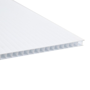 4mm White 4'x8' 48''x96'' Blank Corona PP Corrugated Plastic Sheet Coroplast For Signs Board