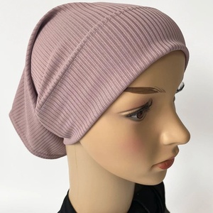 Nouveauté : Sous-<span class=keywords><strong>bonnet</strong></span> tube côtelé en tricot pour hijab, idéal pour les femmes musulmanes, anti-glissement quotidien, prévention de l'<span class=keywords><strong>alopécie</strong></span> - Product Image 2