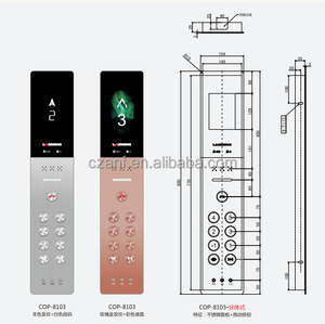 Moderne Villa-Aufzugsteile Bedienfeld (COP/LOP) mit Stahlkonstruktion 2 Jahre Garantie OEM-Marke - Product Image 3