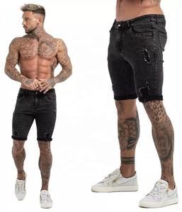 Shorts de Mezclilla Ligeros para Hombre, Transpirables, Estilo Urbano, Casual, con Detalle de Botones, para Todas las Temporadas, Ecológicos, de Secado Rápido, al por Mayor - Product Image 5