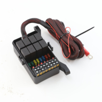 Nueva Caja de Control de Relés con Pantalla Táctil de 8 Interruptores Foocles, 12V/24V 80A, Interruptor Combinado RGB con Retroiluminación LED para ATV, UTV, SUV, Camioneta