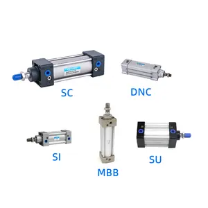 Air Cylinder Piston Pneumatic 50mm Sc/dnc/dsbc Double Acting Pneumatic Cylinder Manufacturing Cylinders Pneumatic