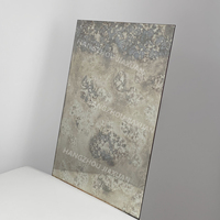 Grand miroir antique de style vintage moderne, couleur cuivre libre, pour table console, miroir décoratif antique