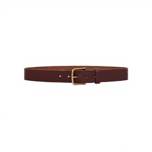 Women's Vintage Formal Cowhide Leather Pin Buckle Belt Floral Pattern 3.8cm Width Eco-Friendly Waterproof Luxury Steel Buckle - Product Image 4