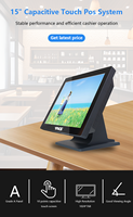 Terminal Punto de Venta para Restaurante, Todo en Uno, Pantalla Táctil, Caja Registradora, Intel I5, 8GB RAM, 15/15.6 Pulgadas, para Pequeños Negocios y Cafeterías