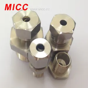 MICC Double Thread SS304 SS316 Brass Nickel Plated Steel High Oxidation Resistance Thermocouple Accessories