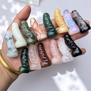 Toptan fiyat 2 inç doğal kaya taş yapay yapay yapay <span class=keywords><strong>Penis</strong></span> <span class=keywords><strong>Penis</strong></span> zanaat 2 inç taş kristal Mini <span class=keywords><strong>Penis</strong></span> oyma şifa için - Product Image 2