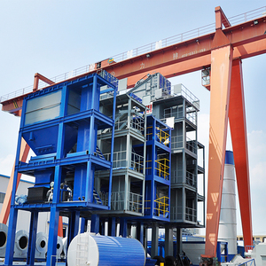 Planta estacionaria compacta para construcción de carreteras, dispositivo de almacenamiento de asfalto - Product Image 3