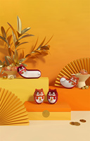 Spazepaper Ensembles de 2 figurines de chats haut de gamme, décoration de table, décoration de bureau, décoration d'intérieur, cadeau du Nouvel An, cadeau promotionnel