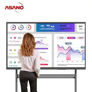 98 Zoll Schlussverkauf interaktives Whiteboard für Lehre und Konferenz All-In-One Aluminiumrahmen intelligentes interaktives Whiteboard