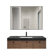 Espejo de Baño LED Rectangular con Marco Delgado, Táctil, Regulable, 3 CCT, con Cubierta de Acrílico, Tamaños Personalizados para Decoración del Hogar