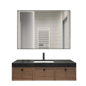 <span class=keywords><strong>Miroir</strong></span> <span class=keywords><strong>de</strong></span> salle <span class=keywords><strong>de</strong></span> bain rectangulaire à cadre fin avec LED, tactile, à intensité variable, 3 CCT, avec couvercle en acrylique, tailles personnalisées pour la décoration <span class=keywords><strong>de</strong></span> la maison - Product Image 1
