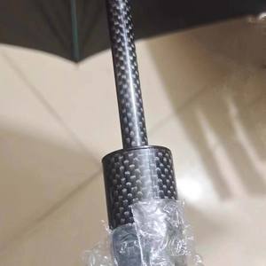 Прочная, легкая каркасная конструкция зонта из углеродного волокна, черная, 3K, глянцевая/матовая - Product Image 5