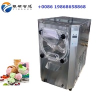 Machine à glace dure commerciale pour cuisine et restaurant, en acier inoxydable, à économie d'énergie et à faible bruit, utilisant du lait et de l'eau
