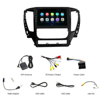 Autoradio multimédia pour Mitsubishi Pajero Sport 3 2016-2018, monté sur le tableau de bord, lecteur TV, USB, Android Auto, GPS, stéréo, garantie 1 an