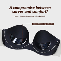 Soutien-gorge auto-adhésif sans bretelles dos nu invisible collant Push up patch de poitrine pour les femmes sans couture confortable mamelon couvre