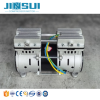 Compresseur d'air à piston sans huile portable 12V DC avec moteur refroidi par air et roulement pour pneus de voiture