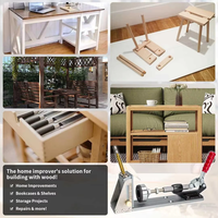 Outil de forage de gabarit de trou de poche réglable Portable bricolage menuiserie cadeau localisateur de trou pour pièces de machines à bois