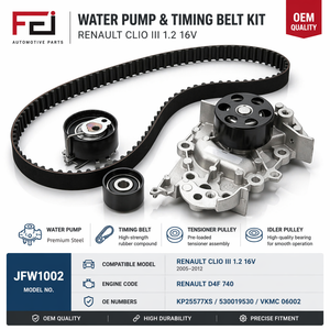 Kit de <span class=keywords><strong>courroie</strong></span> de distribution et de pompe à eau FEI pour Renault <span class=keywords><strong>Clio</strong></span> <span class=keywords><strong>3</strong></span> 4 Megane <span class=keywords><strong>3</strong></span>, <span class=keywords><strong>courroie</strong></span> de distribution avec kit de pompe à eau KP25577XS 530019530 - Product Image 2