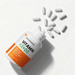 Cápsulas de Suporte Imunológico para Adultos Lifeworth Vitamina D3 K2 MK7 OEM Não Recomendado para Recém-Nascidos - Product Image 1