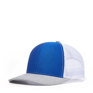 Casquette de camionneur à la mode avec logo brodé personnalisé 6 panneaux de haute qualité Chapeau d'extérieur en maille à carreaux de couleur pour hommes - Product Image 4