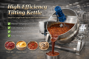 <span class=keywords><strong>Chaudière</strong></span> de cuisson industrielle automatique en acier inoxydable avec agitateur, chauffée électriquement, pour boulangerie et moulin à farine - Product Image 5