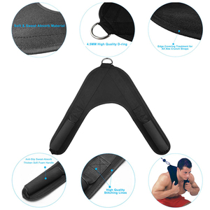 Tập Thể Dục Bụng <span class=keywords><strong>Crunch</strong></span> Dây Đeo Vai Vành Đai Cho Phòng Tập Thể Dục Nhà Cáp Máy - Product Image 2