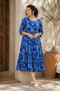 Women's Printed <b>Summer</b> <b>Dress</b> Floral <b>Boho</b> Holiday Outfit for Beach Travel Casual Days and Weekend Events - Product Image 3