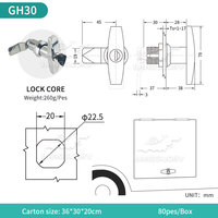 BSS422-2-2 nouveau Kit de serrure de porte de Garage avec loquet à poignée en T et clés pour caravane RV/serrure/serrure RV