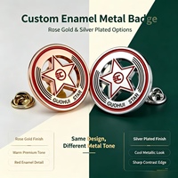 Özel Logo 3D Kesim Metal Emaye Rozeti, Altın/Gümüş Kaplama Çinko Alaşımlı Kelebek Klipsli Yaka İğnesi, Hediyelik Eşya İçin