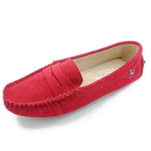 Chaussures à enfiler décontractées pour femmes avec doublure en cuir véritable supérieur en cuir de vachette semelle extérieure tendon de boeuf-Tendance de la mode pour la saison de printemps - Product Image 4