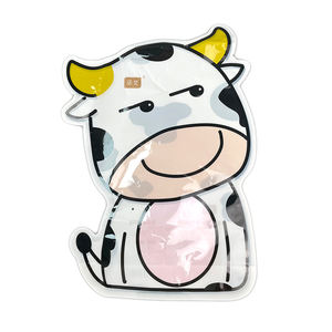 Fond plat conception personnalisée irrégulière Animal vache forme pochette enfant sac pour lait bonbons bébé emballage alimentaire - Product Image 1