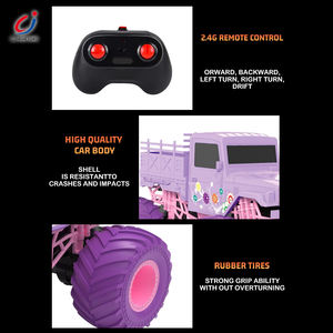 Chengji Pink Rc Car Compre ahora <span class=keywords><strong>1</strong></span>/18 Electric Drive Off-Road 2,4G Rueda grande Vehículo todoterreno Coche de control remoto púrpura - Product Image 3