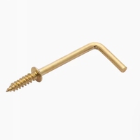 Vis autotaraudeuse en acier au carbone plaqué zinc et laiton, forme en L, métrique, 7/8 po, LeGood