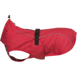 Abrigo Impermeable para Perro Vimy, Talla L 62 cm, Rojo, Ropa Impermeable para Mascotas - Product Image 1