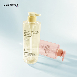 500ml 750ml Transparent PET Round Bottom <b>Shampoo</b> <b>Bottle</b> for Salon - Large Capacity Lotion Container Wholesale - Product Image 5