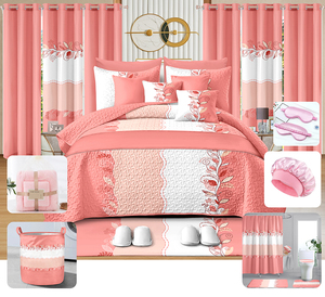 Ensemble de literie de luxe King Size 30 pièces, ensemble de couette, vente chaude aux États-Unis et au Canada - Product Image 6
